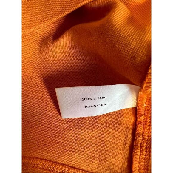 Elliott Lauren orange tank with button front - Picture 6 of 6